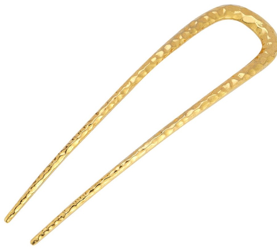 Hair Deborah Pagani Accessories & Towels | Large Hammered Dp Pin