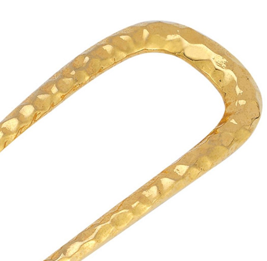 Hair Deborah Pagani Accessories & Towels | Large Hammered Dp Pin