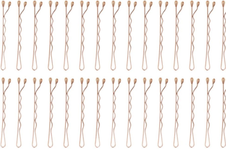 Hair T3 Accessories & Towels | Clip Kit With 4 Alligator Clips And 30 Rose Gold Bobby Pins