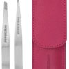 Makeup Tweezerman Eyes | Petite Tweeze Set With Case - Pink