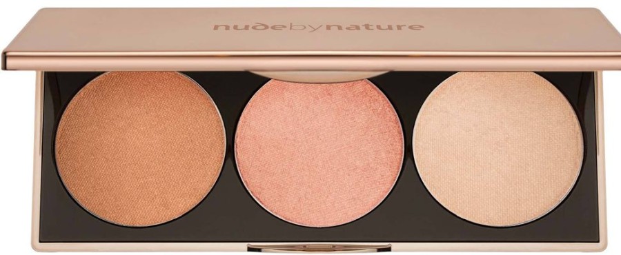 Makeup Nude By Nature Eyeshadow | Highlight Palette